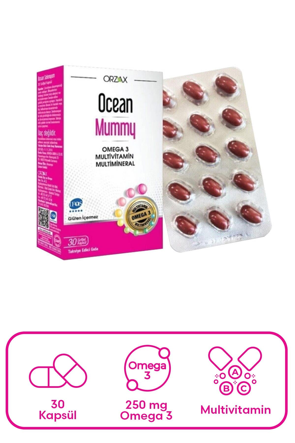 Orzax Ocean Mummy 30 Kapsül