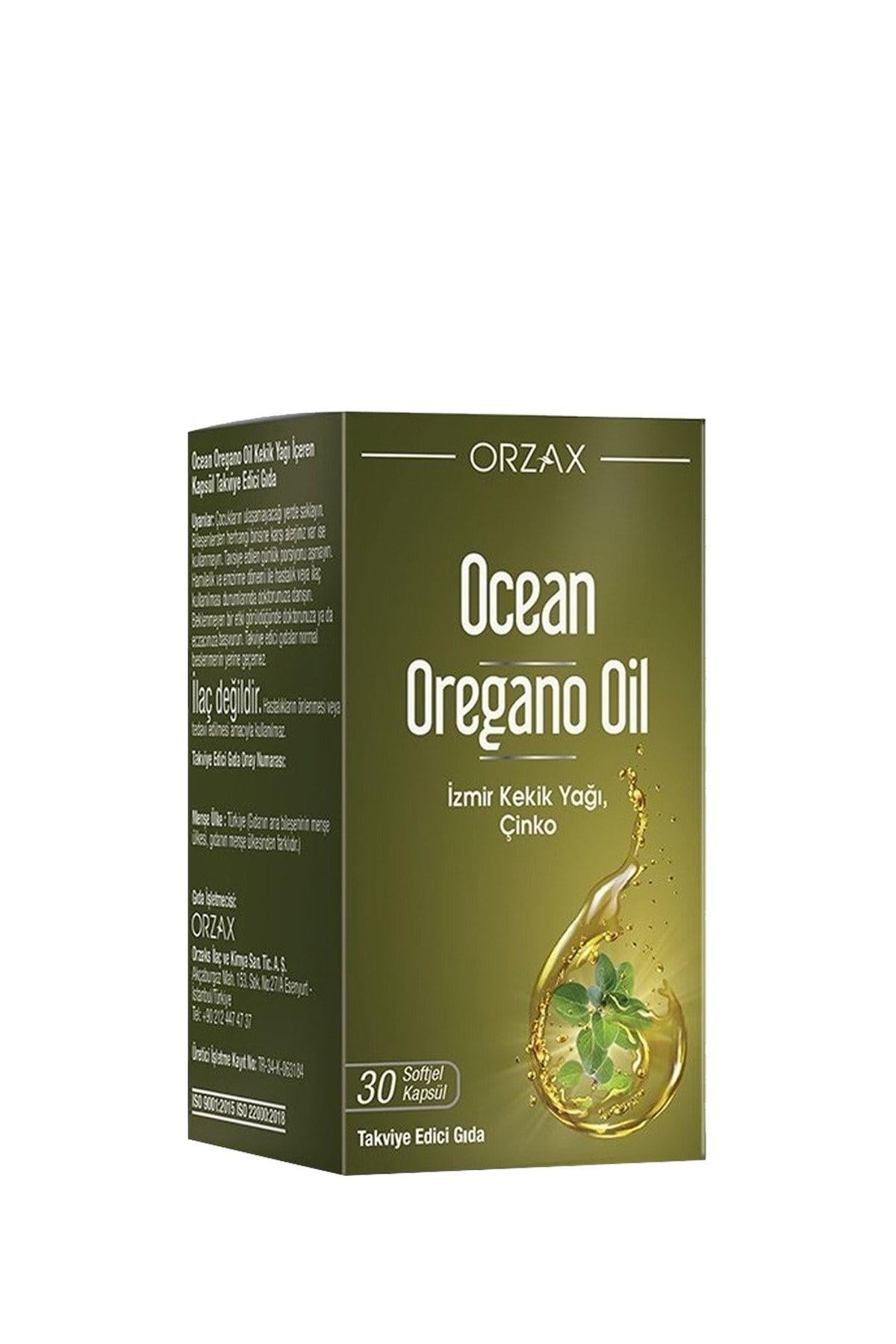 Orzax Ocean Oregano Oil Takviye Edici Gıda 30 Kapsül