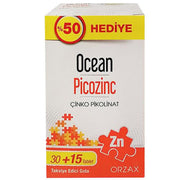 Orzax Ocean Picozinc Çinko  30+15 Tablet