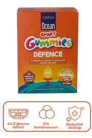 Orzax Ocean Smart Gummies Defence Çiğnenebilir Jel 64 Adet