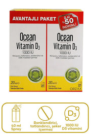 Orzax OCean Vitamin D3 1000 IU 2 x 20 ml