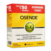 Osende D3K2 Damla 20 ml - İkincisi %50 İndirimli