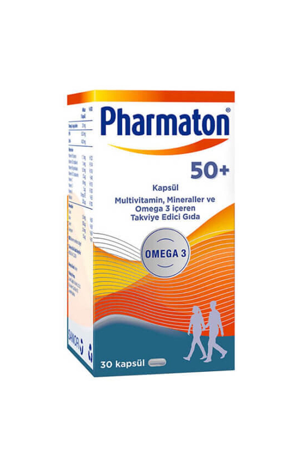 Pharmaton 50 Plus Takviye Edici Gıda 30 Kapsül