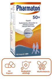 Pharmaton 50 Plus Takviye Edici Gıda 30 Kapsül