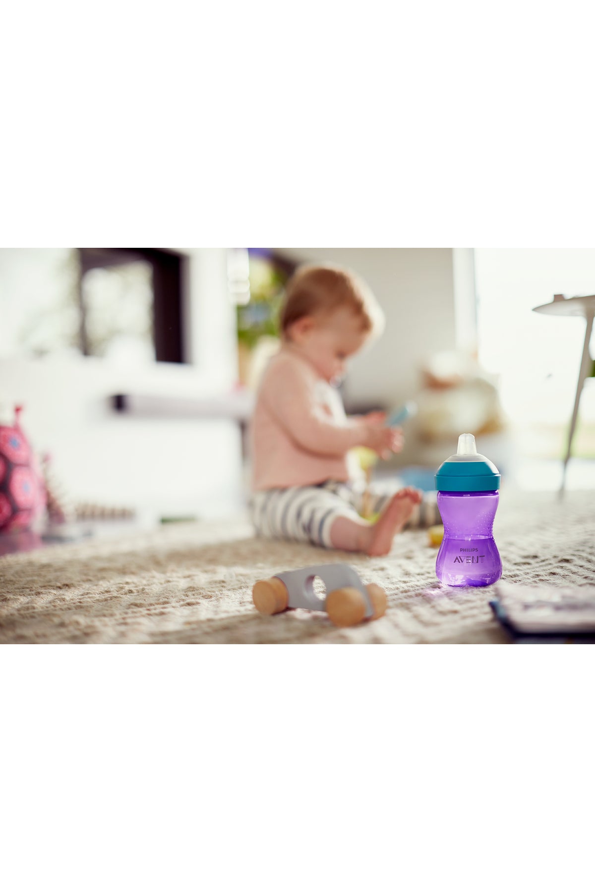 Philips Avent Yumuşak Uçlu Bardak 9 Ay+ 300 ml (Mor)