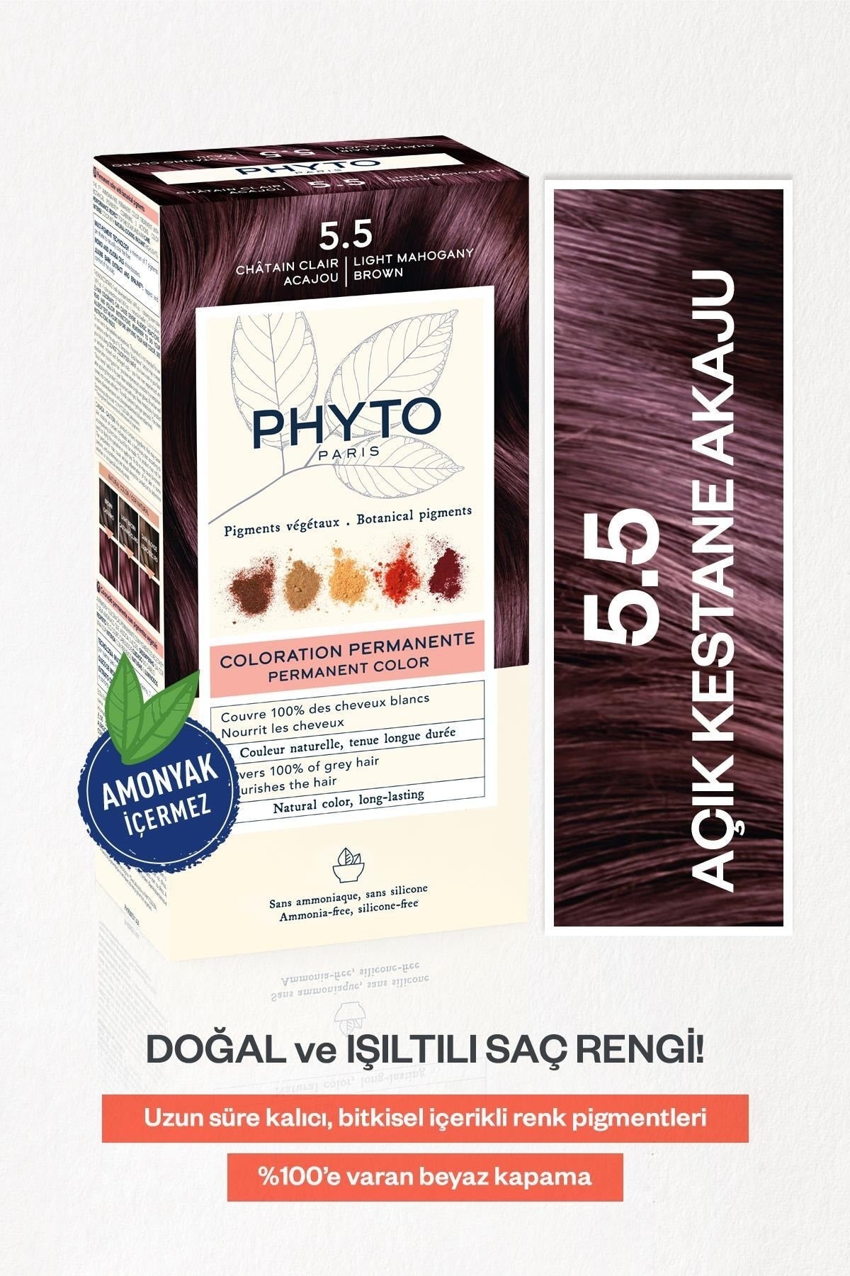 Phyto Color Light Mahogany Brown 5.5