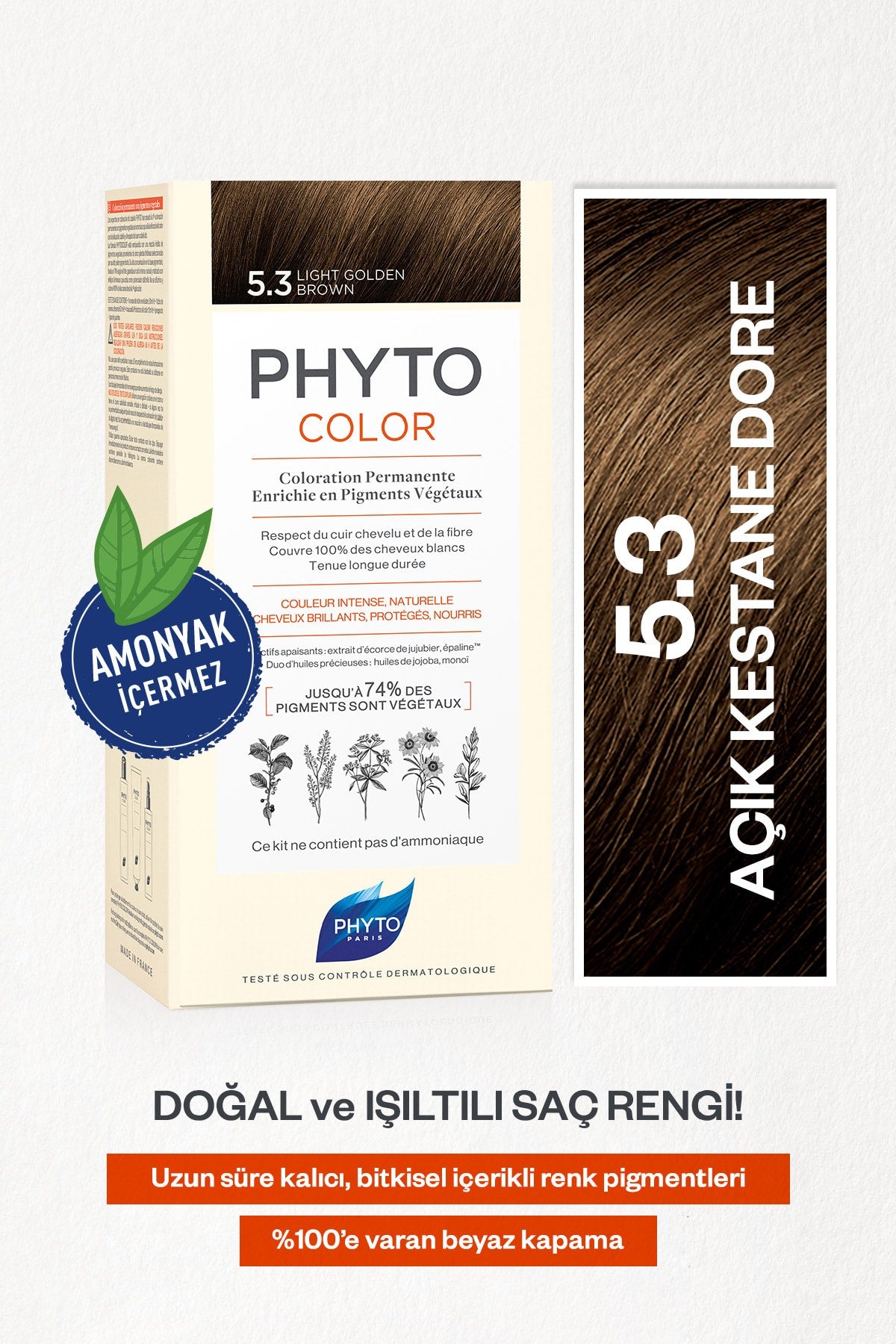 Phyto Color Lihgt Golden Brown 5.3