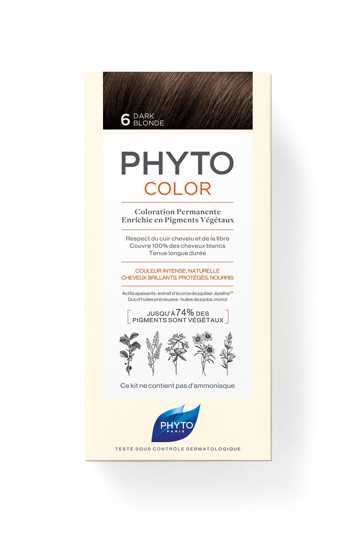 Phyto Phytocolor Bitkisel Saç Boyası - 6 - Koyu Kumral