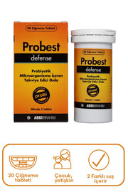 Probest Defense Probiyotik Takviye Edici Gıda 20 Tablet