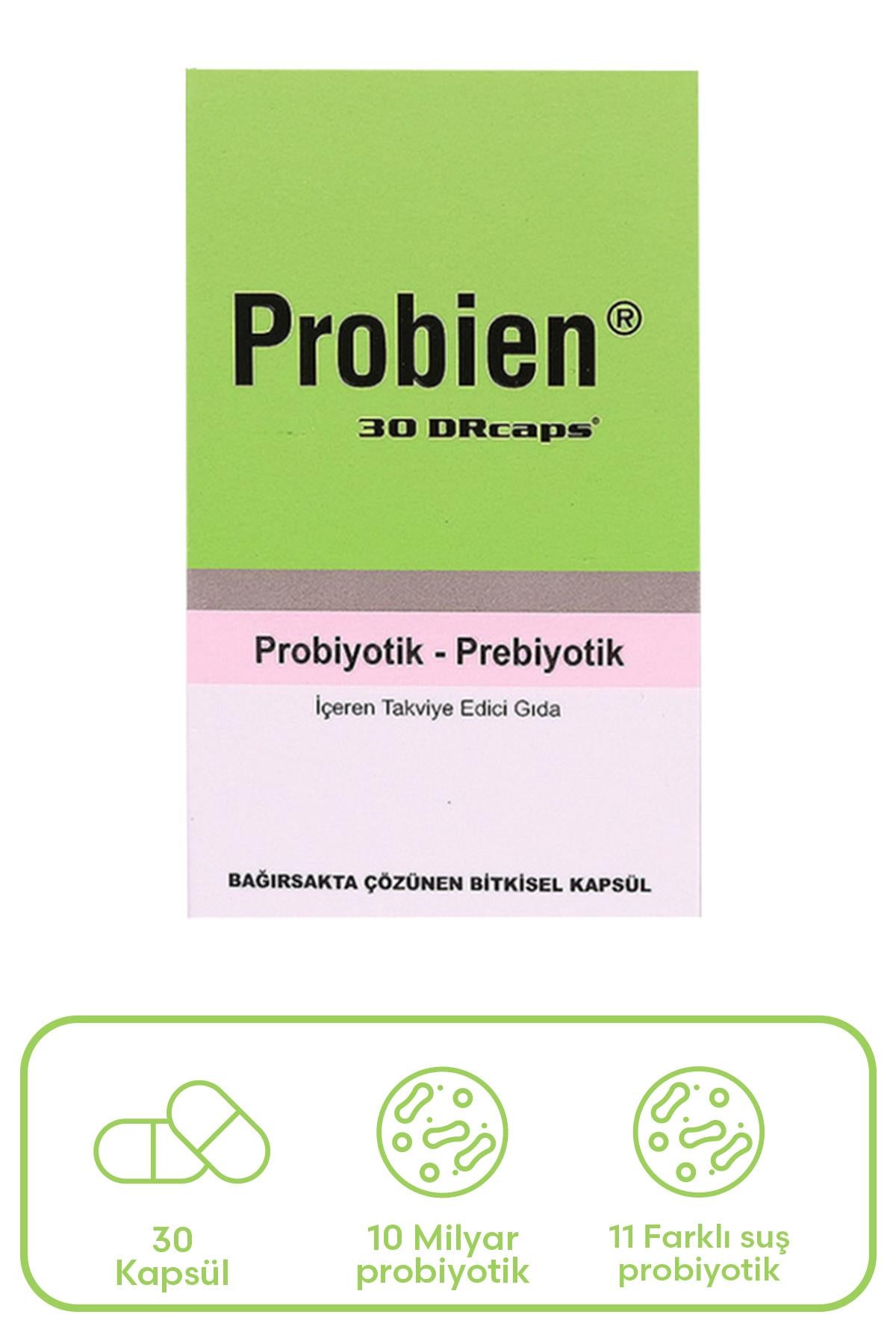 Probien Probiyotik 30 Kapsül | Eczaclick – ECZAclick