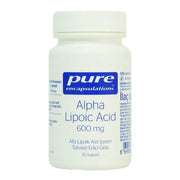 Pure Alpha Lipoic Acid 600 MG 30 Kapsül