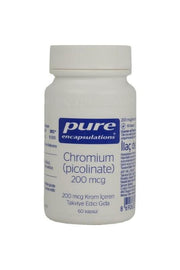 Pure Encapsulations Chromium Picolinate 200 Mcg 60 Kapsül
