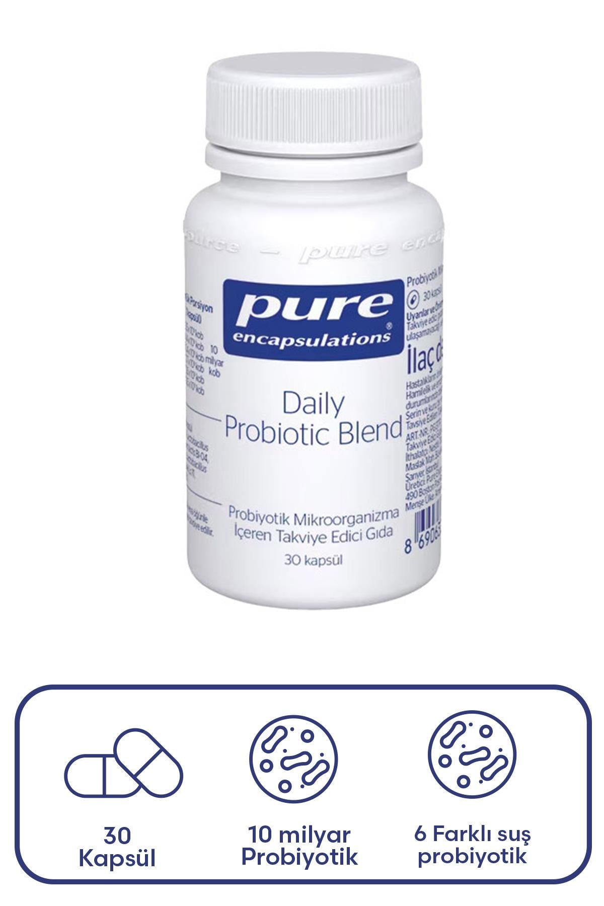 Pure Encapsulations Daily Probiotic 30 Kapsül