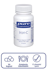 Pure Encapsulations Iron C 30 Kapsül