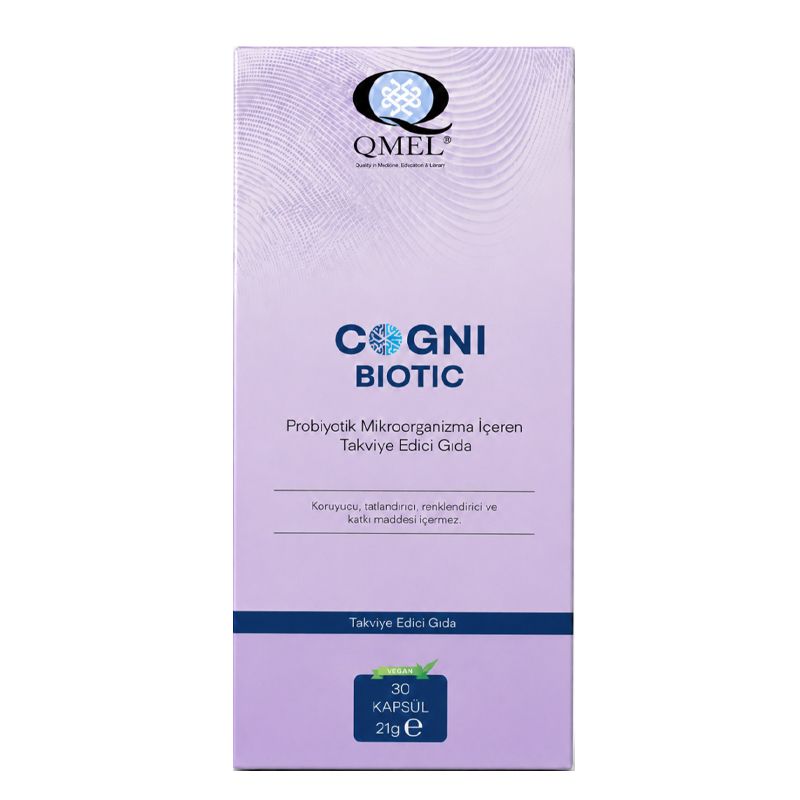 QMEL Cogni Biotic Probiyotik Mikroorganizma İçeren Takviye Edici Gıda 30 Kapsül