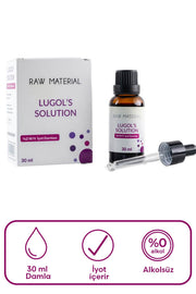Raw Material Lugols Solution İyot %2 Damla 30 ml