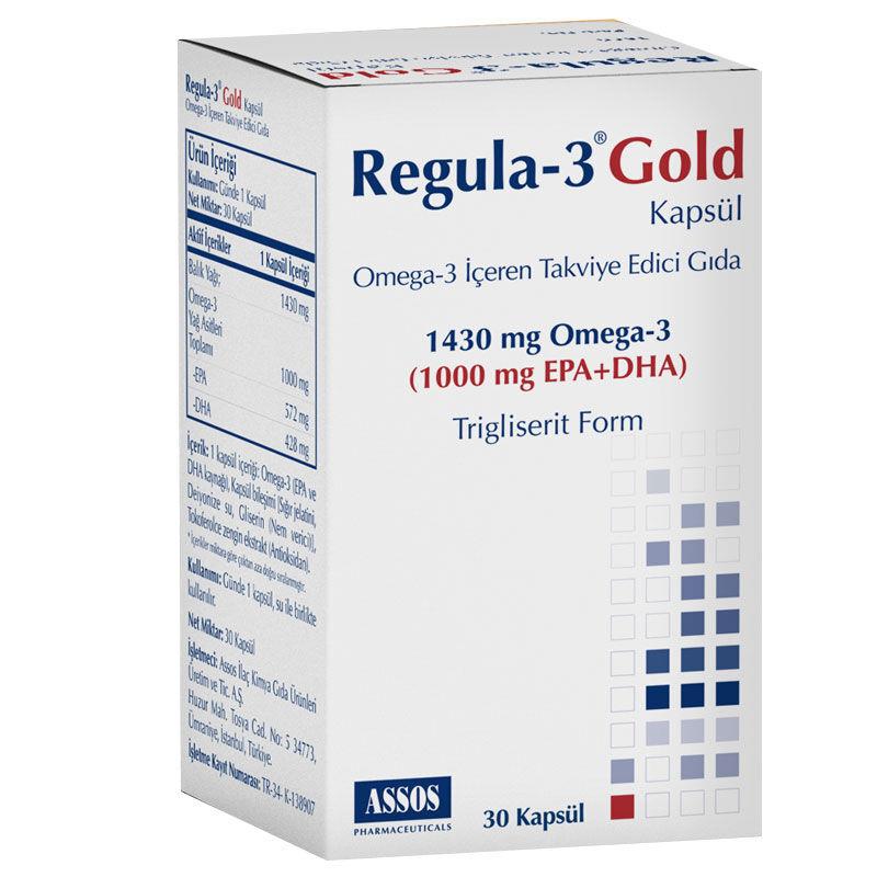 Regula-3 Gold Omega-3 1250 Mg 30 Kapsül