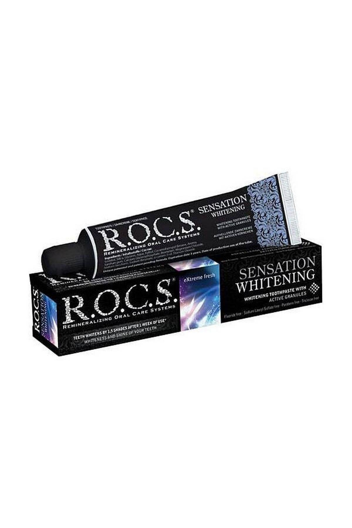 Rocs Sensation Whitening Beyazlatici Parlatici Diş Macunu 60 ml