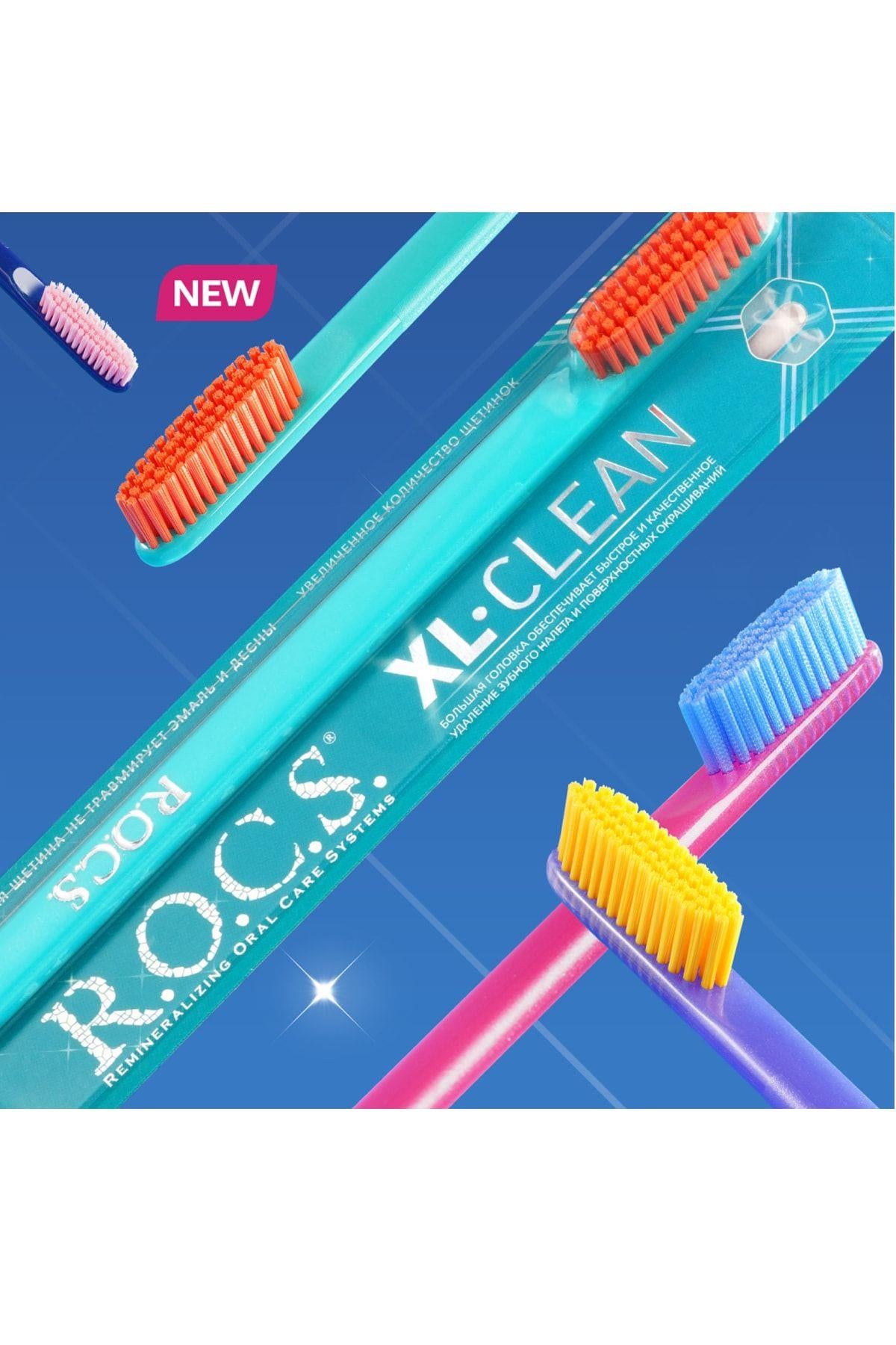 Rocs XL Clean Ekstra Temizlik için Diş Fırçası