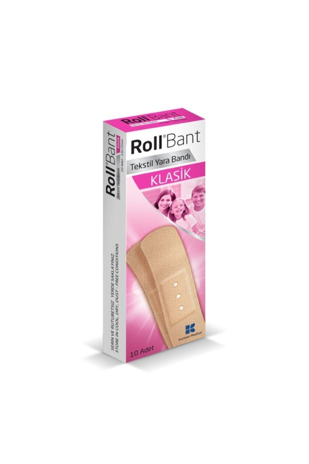 Roll Bant Tekstil Yarabandı 30 Kutu 10'luk