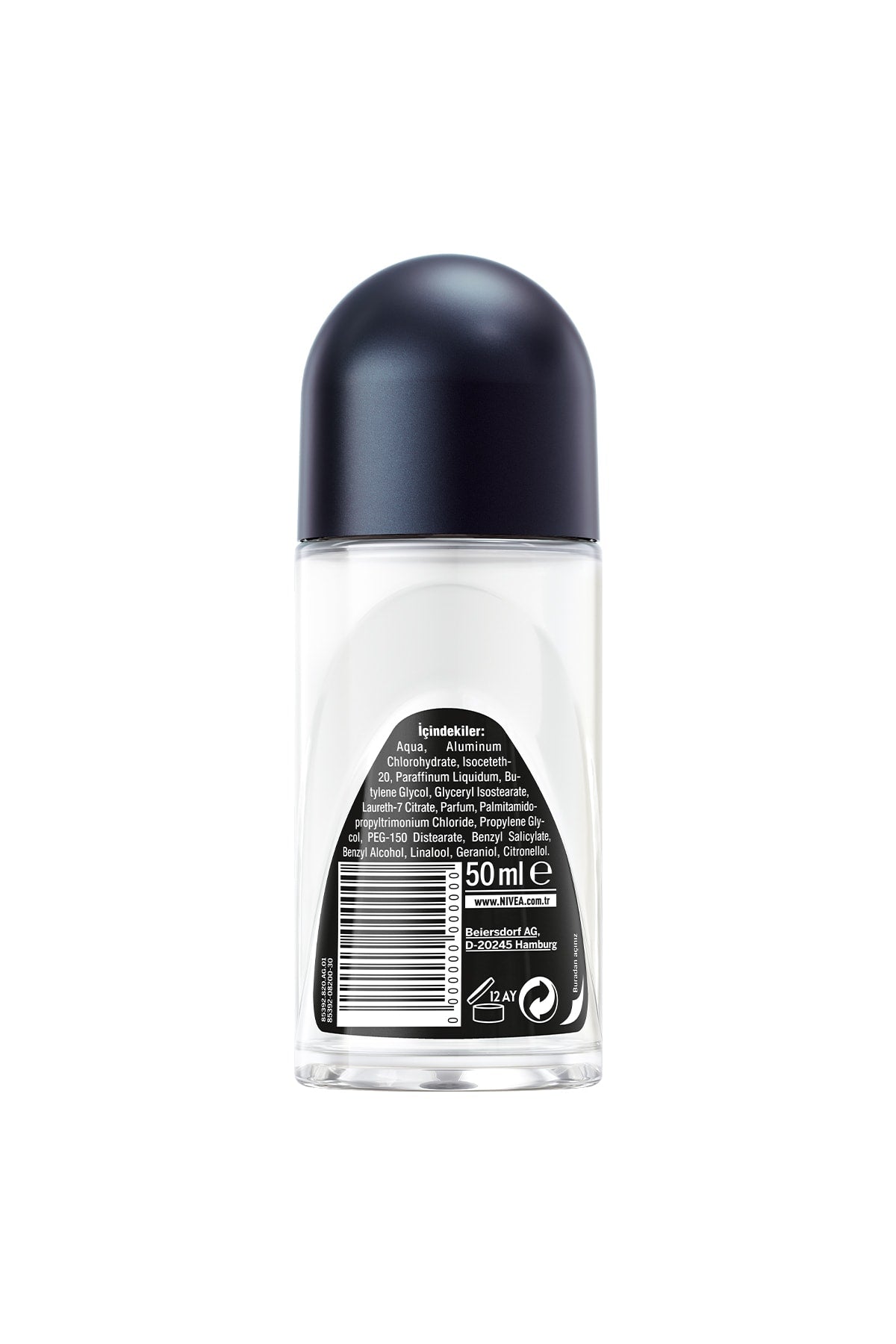 Roll On Nivea Bay Inv B & W 50 ml
