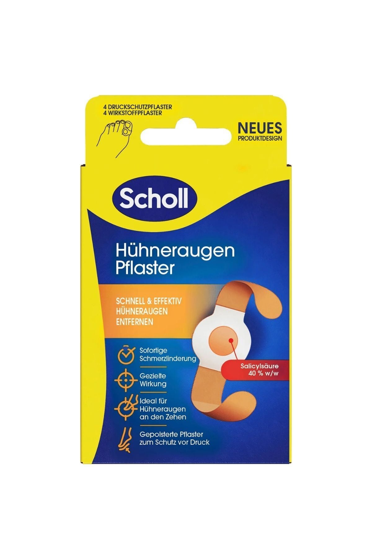 Scholl Nasır Sökücü Flaster 4'lü