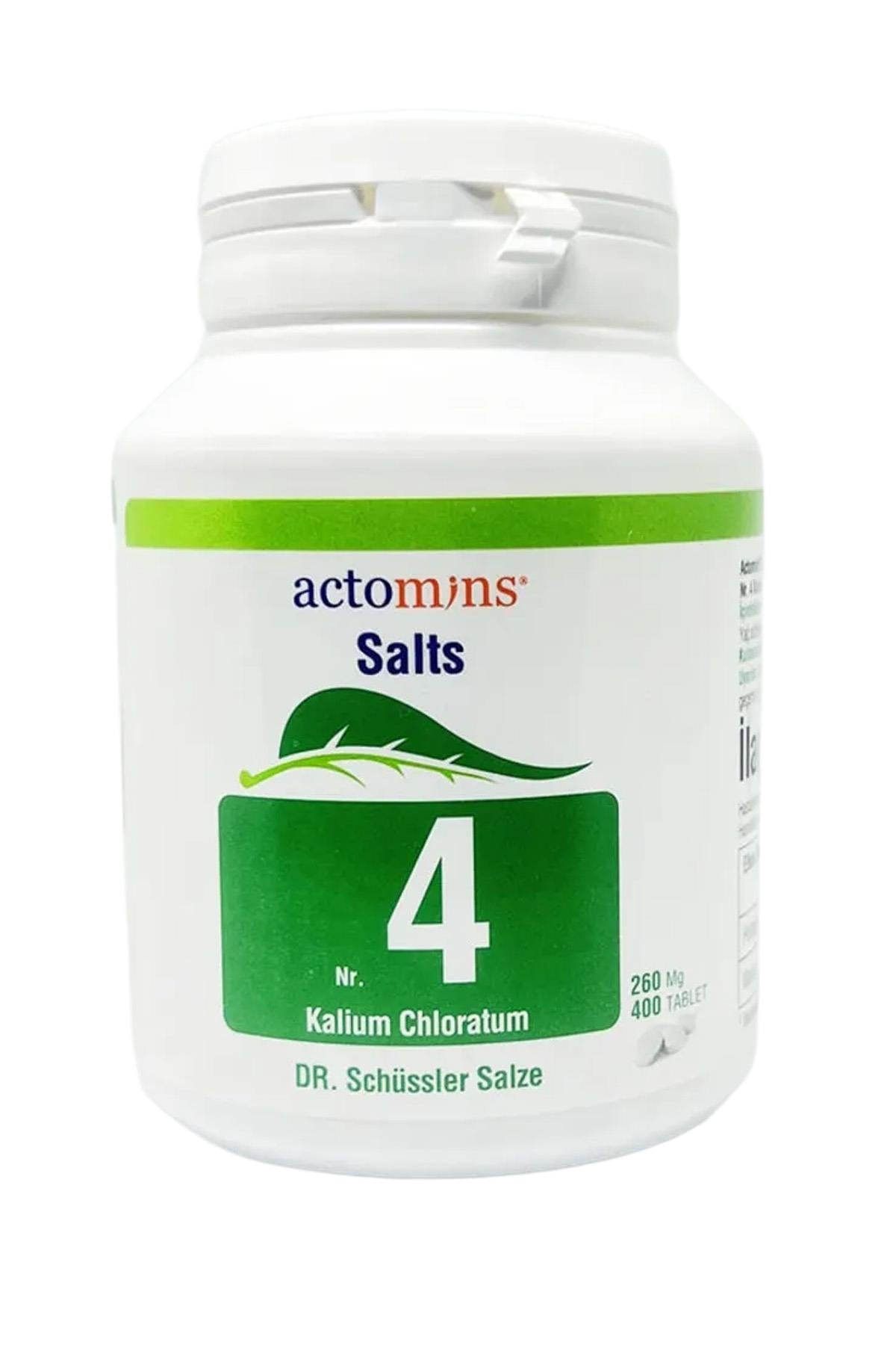 Schüssler Tuzları No: 4 Kalium Chloratum 400 Tablet