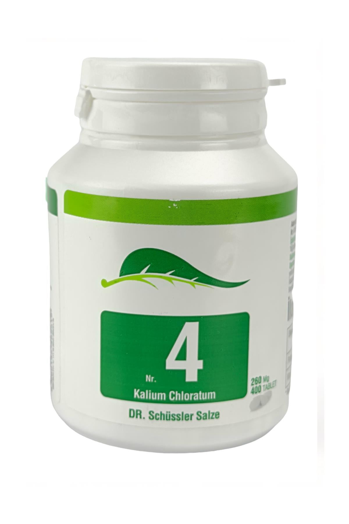 Schüssler Tuzları No: 4 Kalium Chloratum 400 Tablet