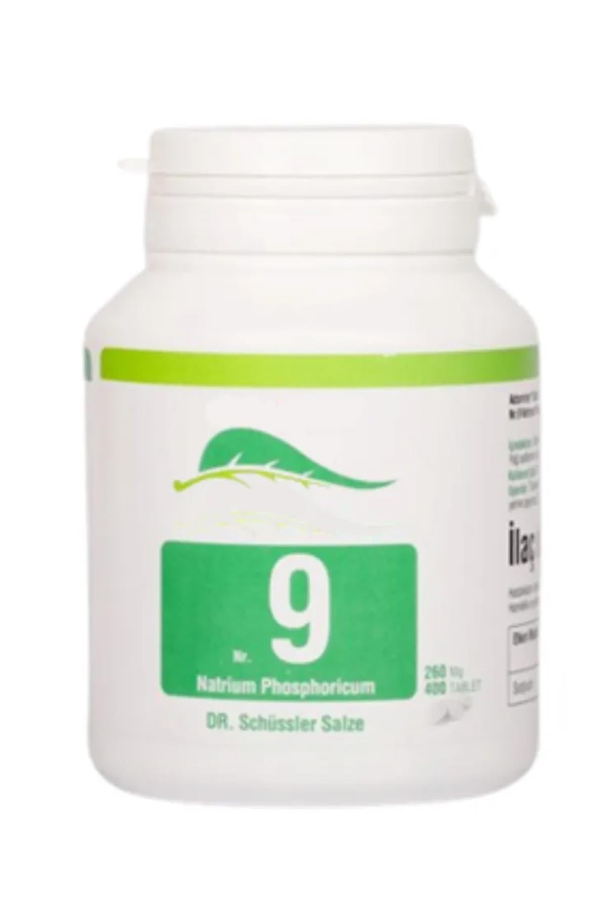 Schüssler Tuzları No: 9 Natriumphosphoricum D6 400 Tablet