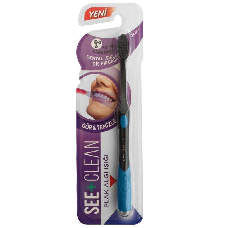 See Clean Plak Algılayıcı Diş Fırçası - Mavi