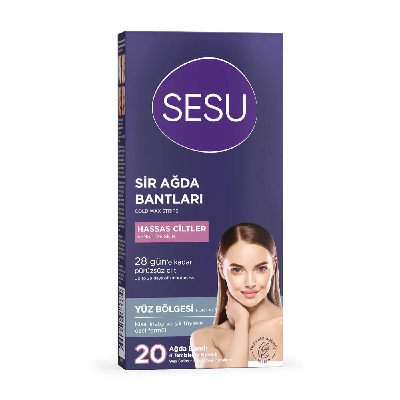 Sesu Sir Ağda Bantları - Hassas Ciltler 20 Adet