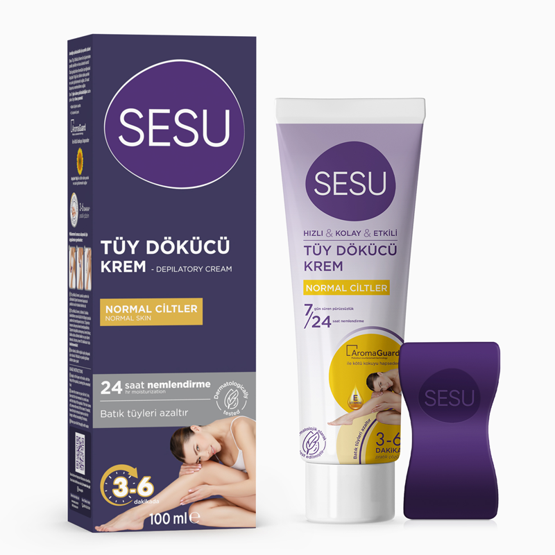 Sesu Tüy Dökücü Krem Normal Ciltler 100 ml