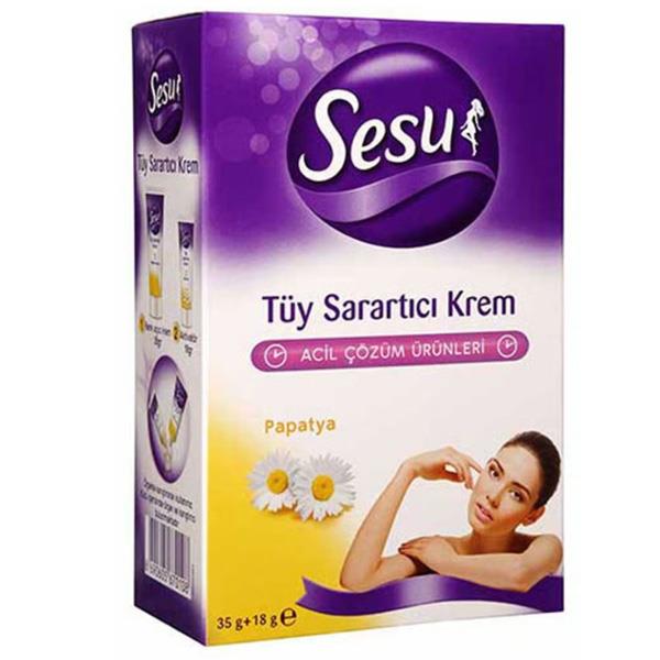 Sesu Tüy Sarartıcı Krem 35 gr +18 gr