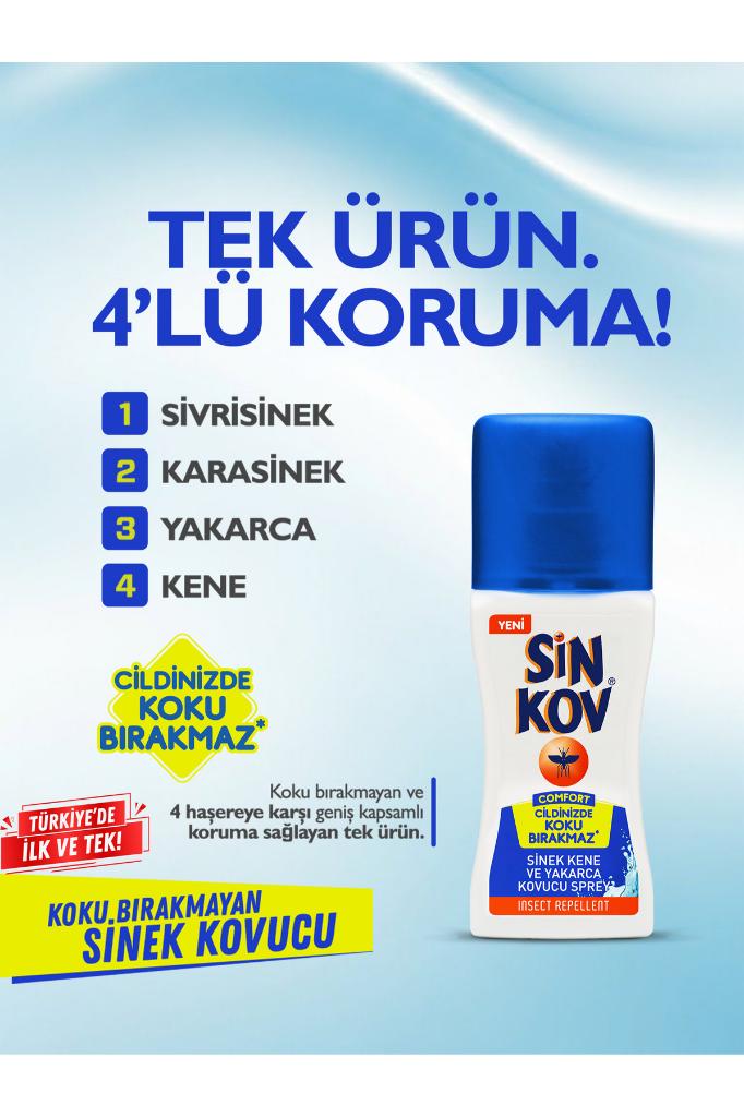 Sinkov Comfort Sinek Kene Yakarca Kovucu Sprey 100ml