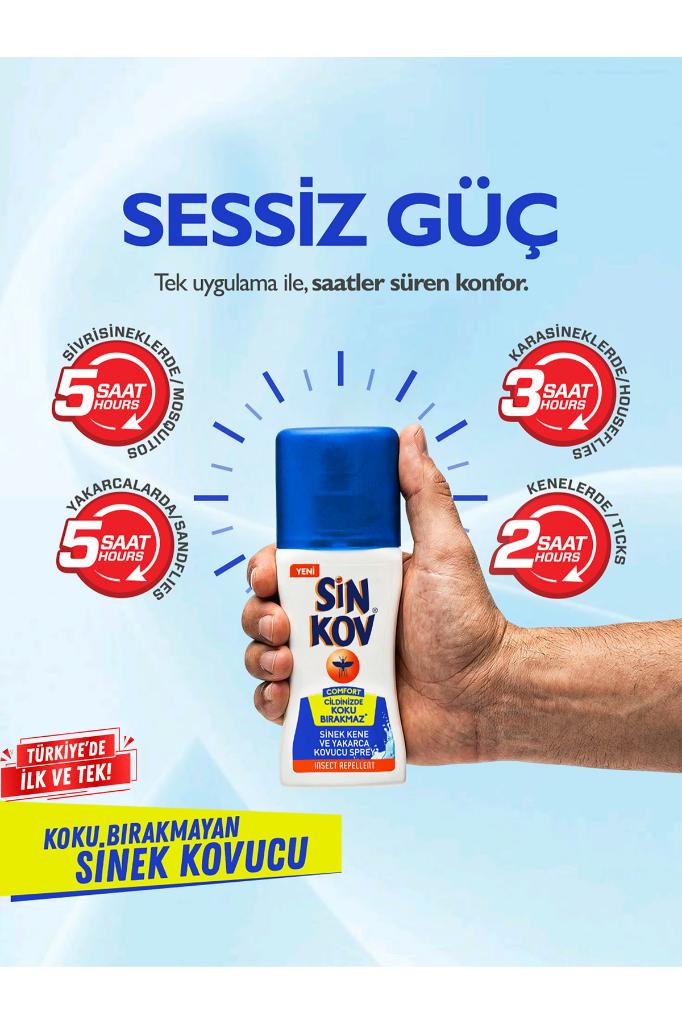 Sinkov Comfort Sinek Kene Yakarca Kovucu Sprey 100ml