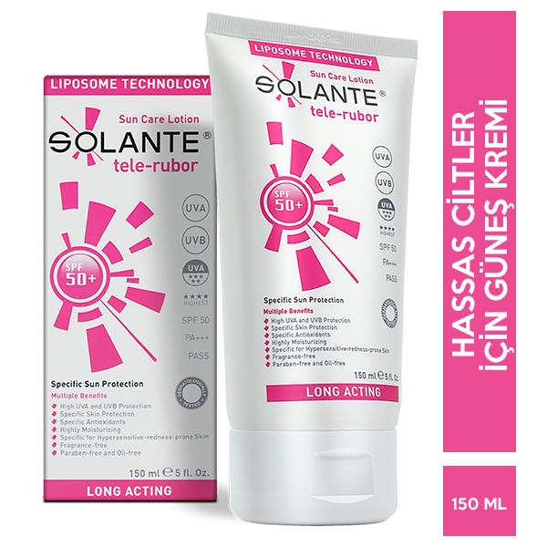 Solante Tele Rubor Spf 50 150 ML Güneş Kremi