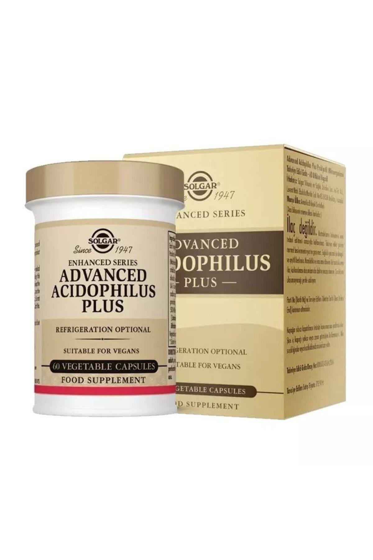 Solgar Advanced Acidophilus Plus 60 Kapsül