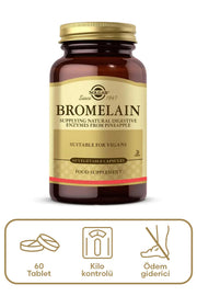 Solgar Bromelain 150 mg 60 Kapsül
