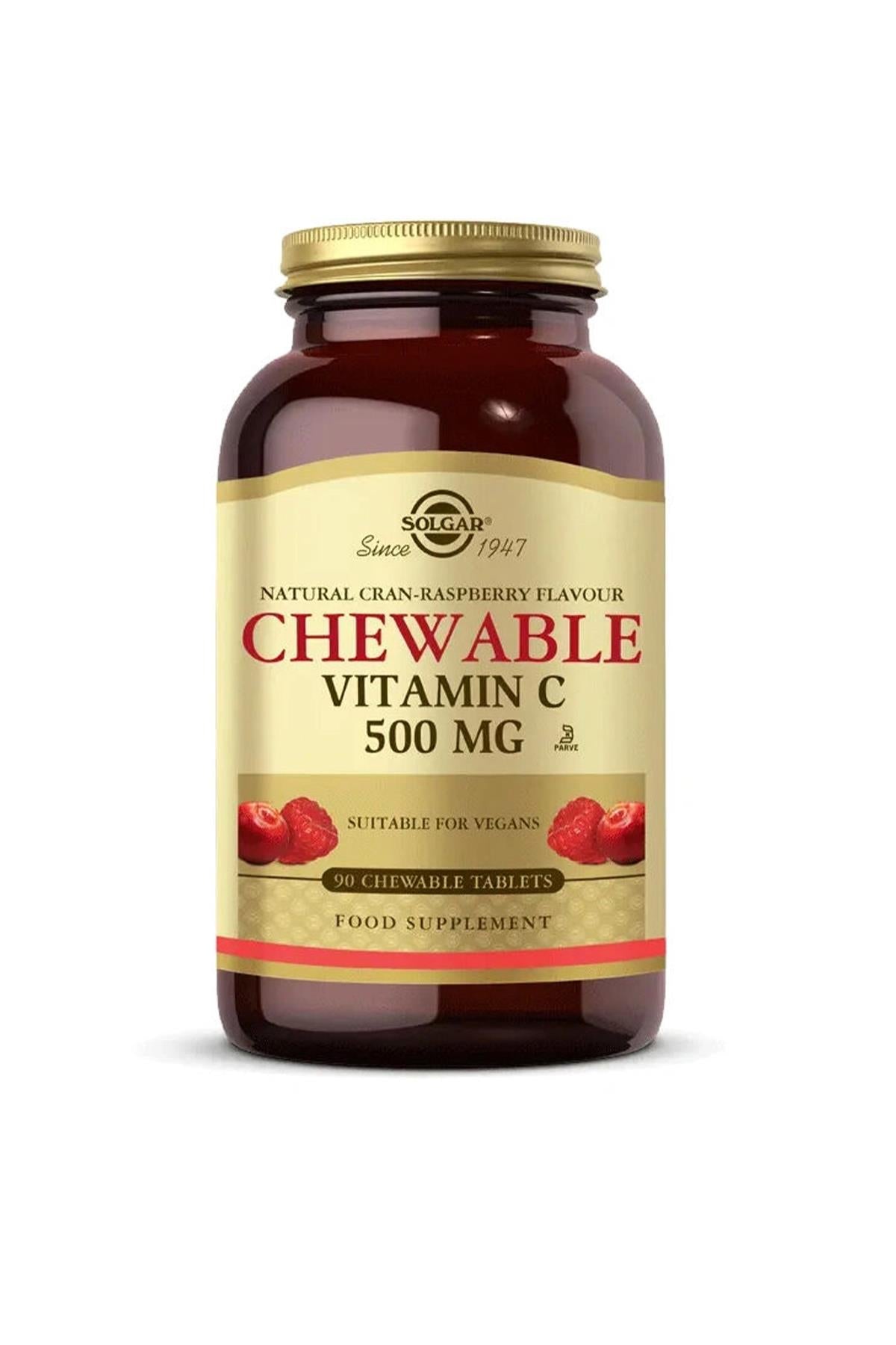 Solgar Chewable Vitamin C 500 mg 90 Tablet