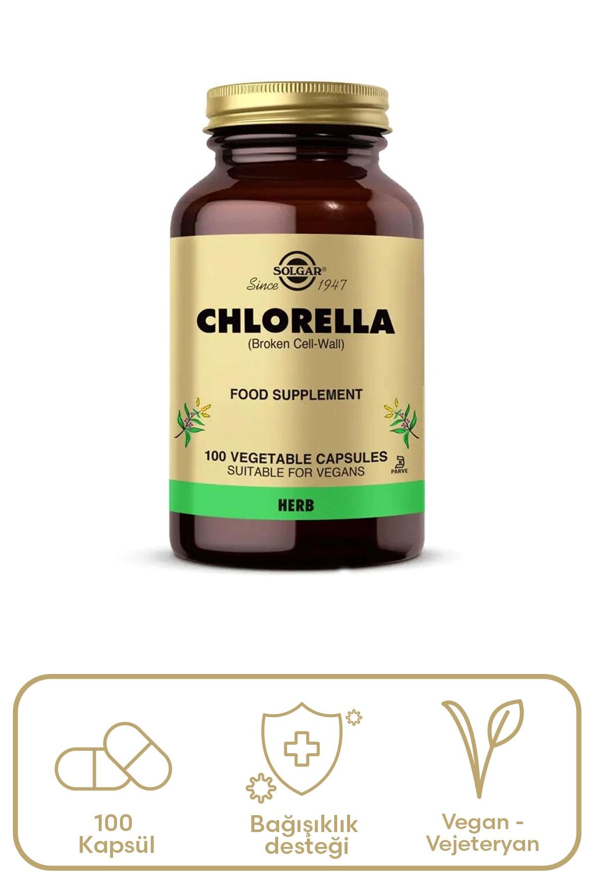 Solgar Chlorella 100 Tablet