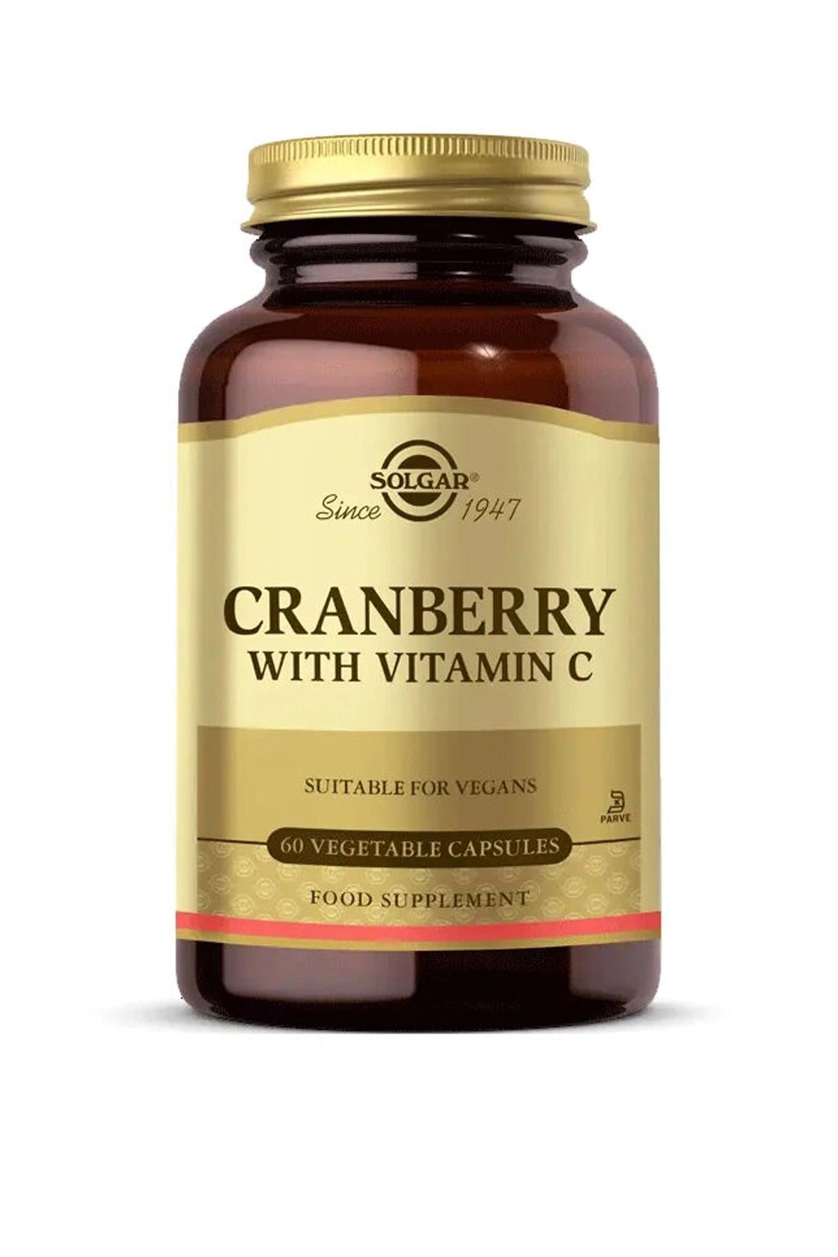 Solgar Cranberry With Vitamin C 60 Kapsül