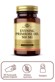 Solgar Evening Primrose Oil 500 mg 30 Yumuşak Jelatin Kapsül