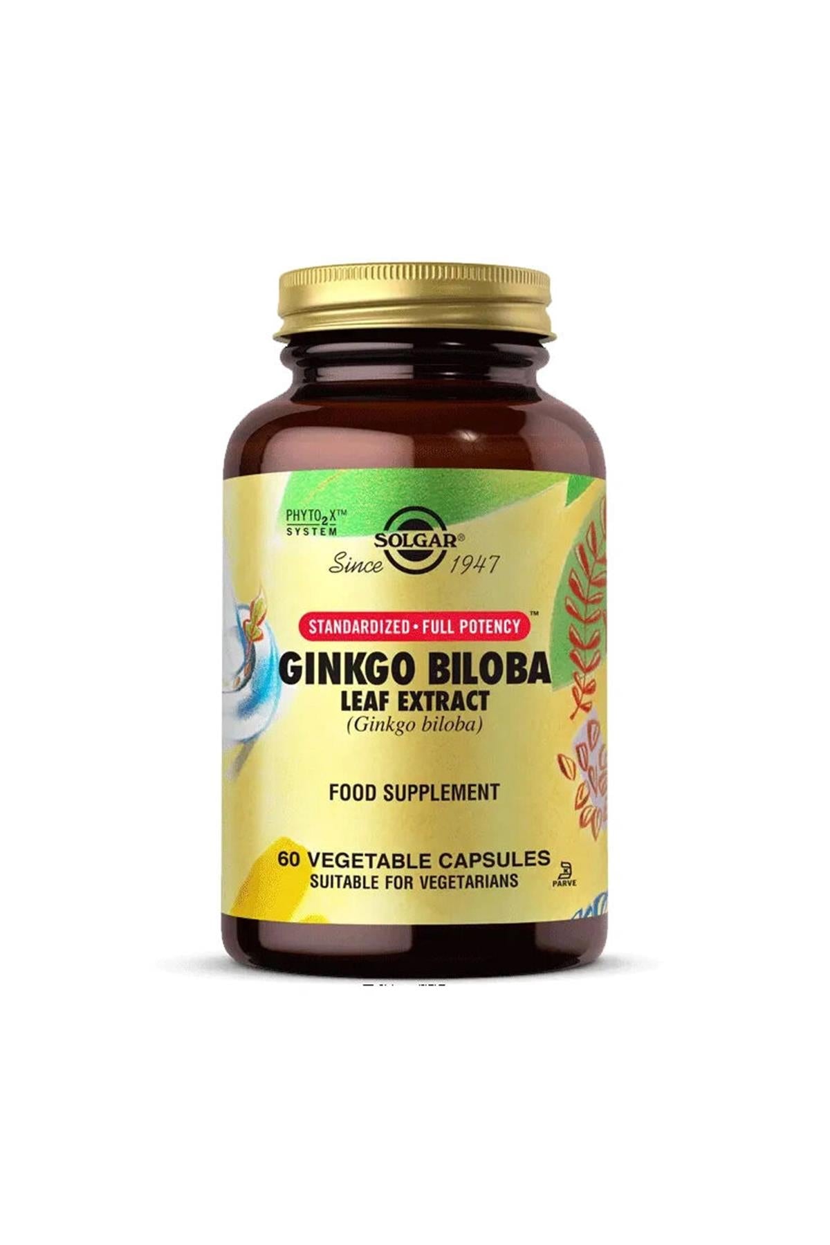 Solgar Ginkgo Biloba Leaf Extract 60 Kapsül