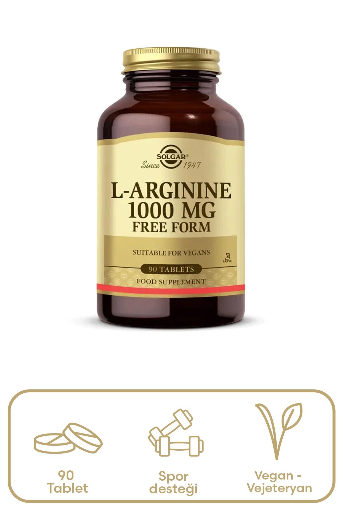 Solgar L-Arginine 1000 mg 90 Tablet