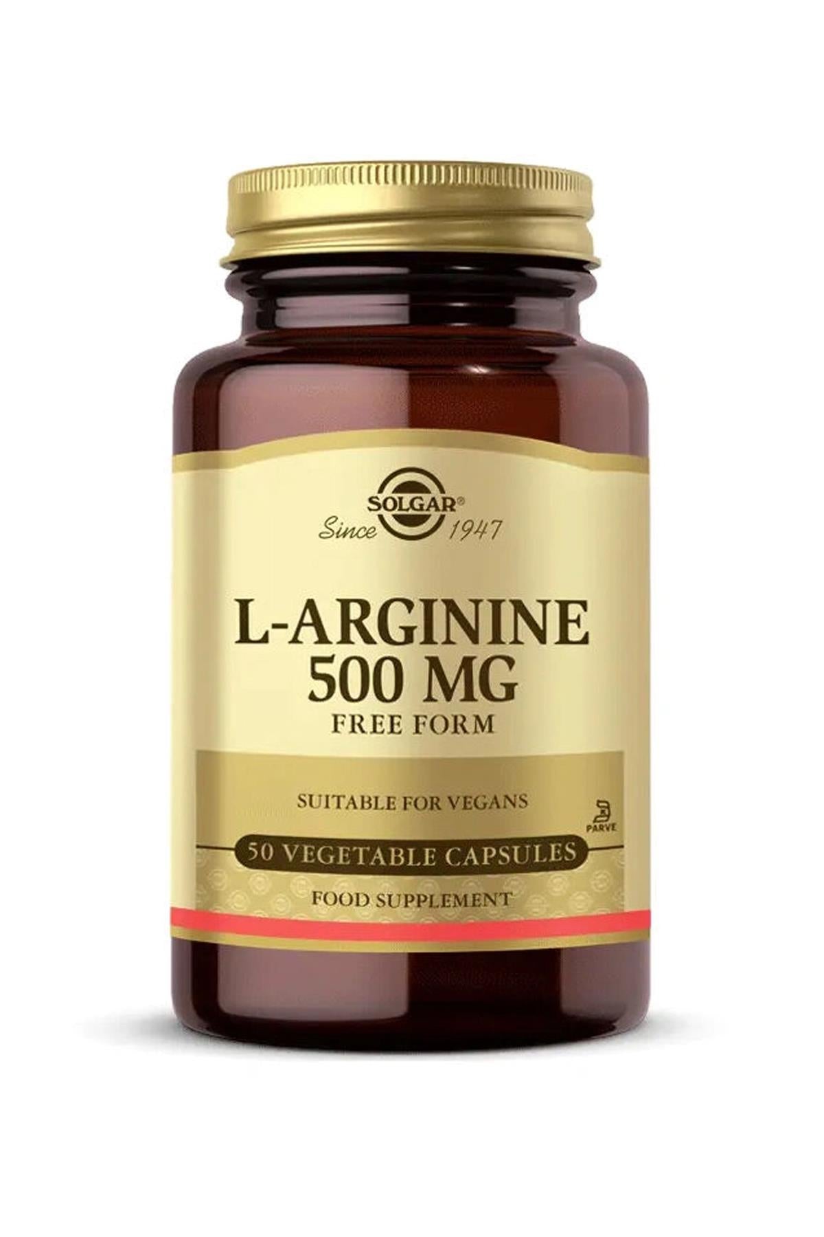 Solgar L Arginine 500 mg 50 Kapsül
