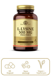 Solgar L-Lysine 500 Mg 50 Kapsül