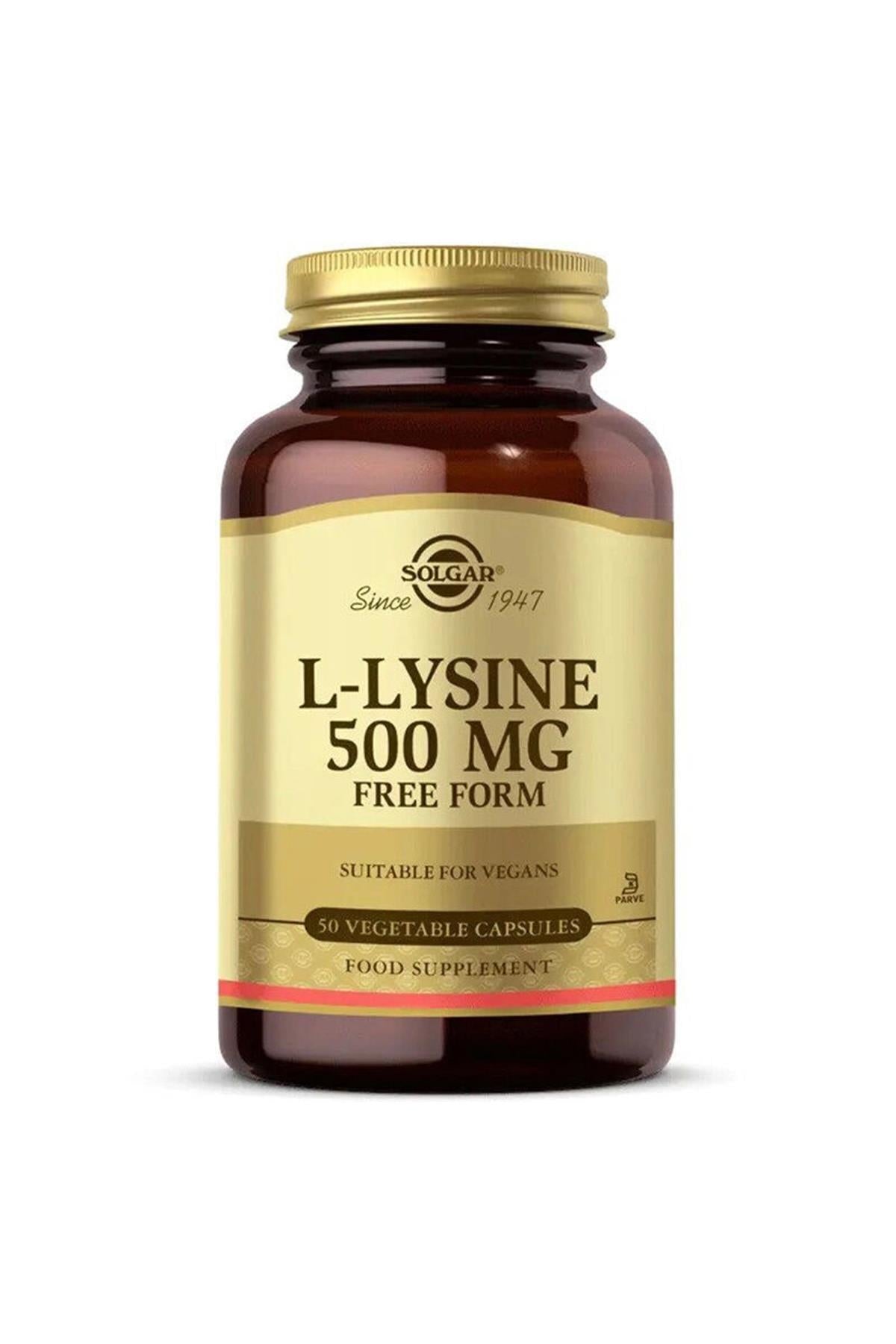 Solgar L-Lysine 500 Mg 50 Kapsül