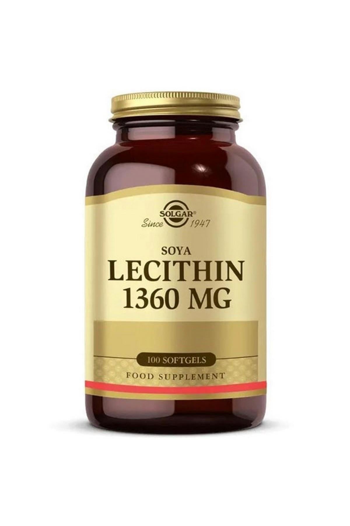 Solgar Lecithin 1360 Mg 100 Tablet
