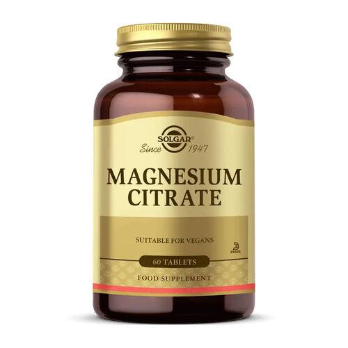 Solgar Magnesium Citrate Magnezyum Takviyesi 200 Mg 60 Tablet