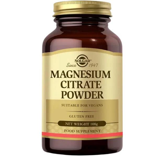 Solgar Magnesium Citrate Powder 108 gr